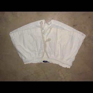 White linen shorts (L but fits like medium)